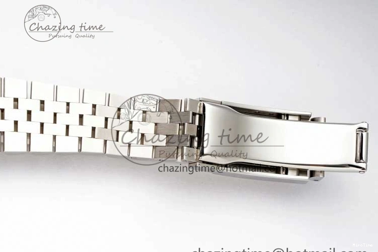 MiroTime 0425 DateJust 36mm SS DIWF 1:1 Best Edition 904L Steel Gray Dial Green Markers on Jubilee Bracelet SA Upgraded 2312